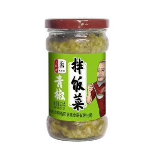 青椒拌饭菜